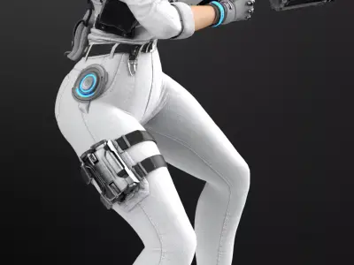 Hailey Tactical Gunner  3D print model