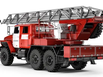 Ural 4320 AL 30-40 2018 3D model