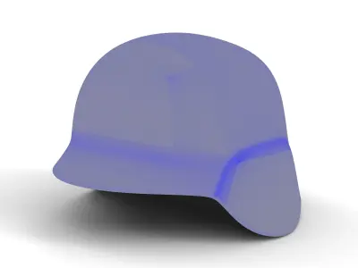 Military helmet 3D print model