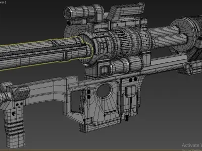 shooter-gun gun 3D model