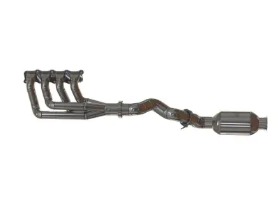 Engine exhaust system 3D model