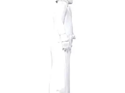 Cowboy Sheriff Character Low-poly 3D model