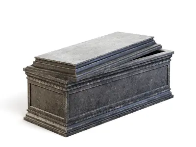 Stone Tomb 3D model