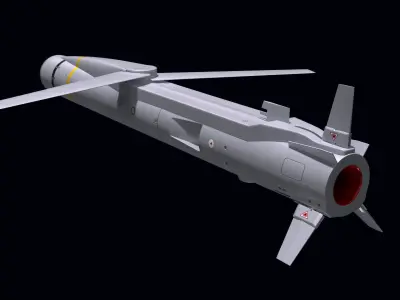 SPEAR missile 3D model