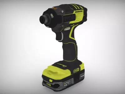 Ryobi Drill RBL15 Tool 3D-Scan 3D model