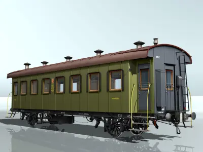 wagon III class 3D model