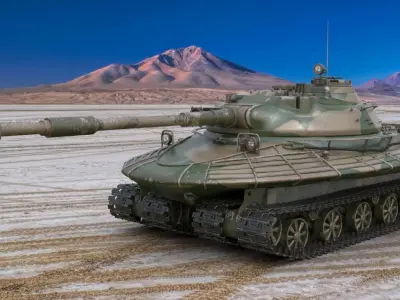 Tank Object 279 Mental Ray 3D model