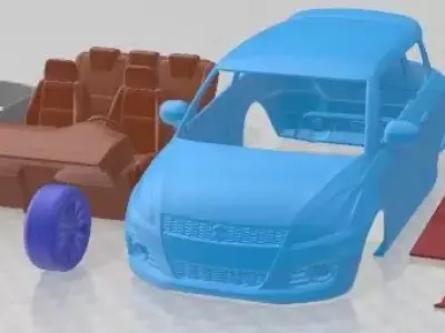 Suzuki Swift Sport 2007 Printable Car 3D print model