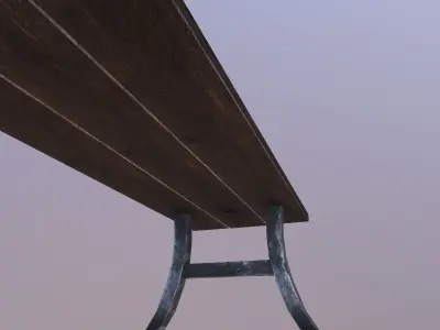 Old Table  Free low-poly 3D model