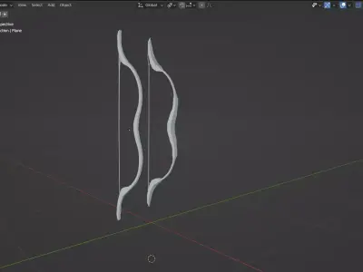 two bows  Free 3D model
