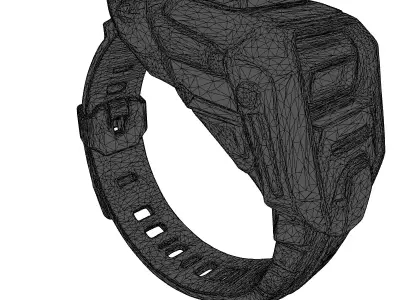 Futuristic SciFi Wrist Device 3D model