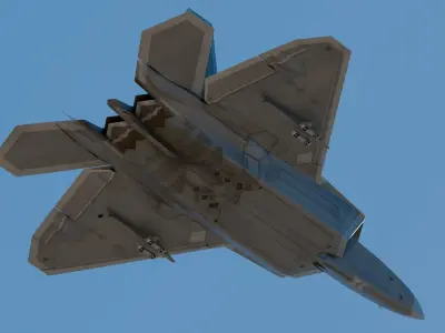 Lockheed Martin F-22 Raptor 3D model