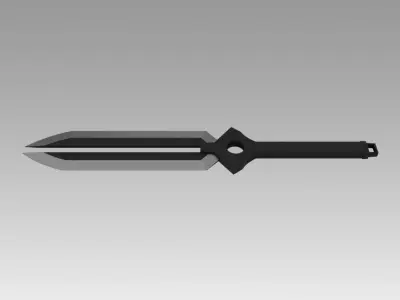 Darker Than Black Cosplay Accessories Heis Sword 3D model