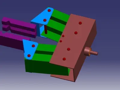 Robotic gripper Free 3D model
