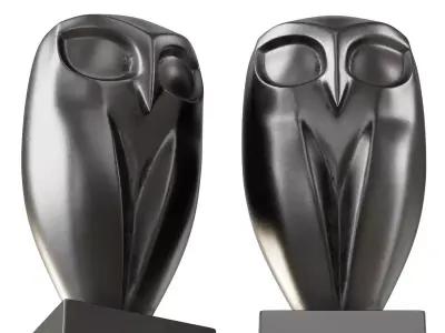 Owl figurine 3D model