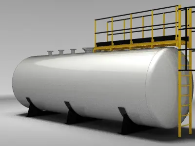 Storage tank Free 3D model