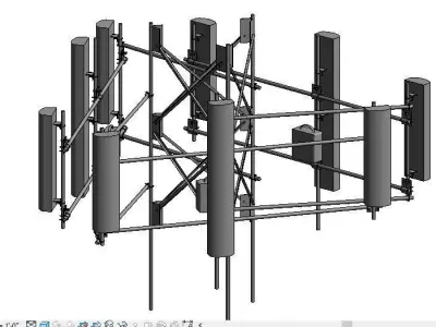 ANTENNA TOWER REVIT FAMILY 2016 3D model