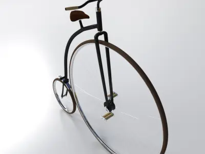 Penny Farthing Bicycle 3D model