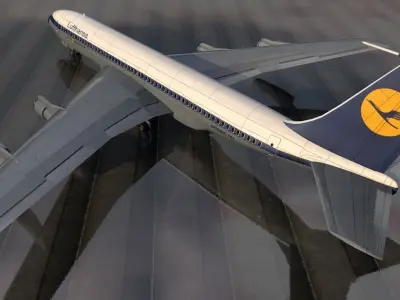 Boeing 707-320c 3D model