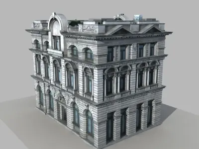 European Building 3D model from CGTrader
