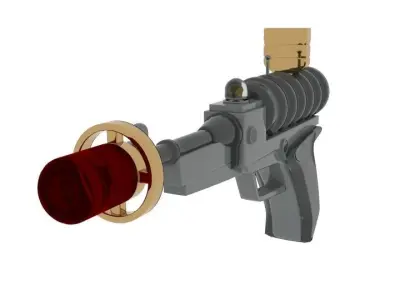 LIS Laser Gun Pistol 3D model