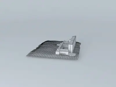 The state hospital for tuberculosis and lung diseases of Latvia Free 3D model