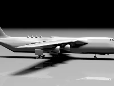 Airplane transport aircraft 3D model