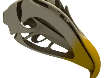 Bones of Eagle Skull 3D model
