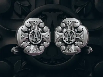 Cufflinks 3D print model 3D print model