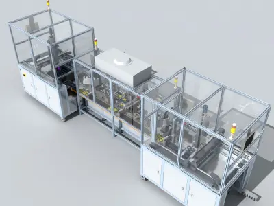 Industrial Equipment 14 - Fully Automatic Application Line 3D model