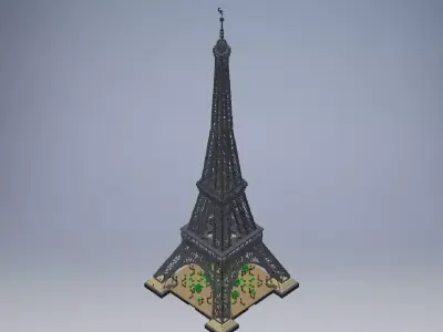 Eiffel Tower 3D Model 3D model purchase