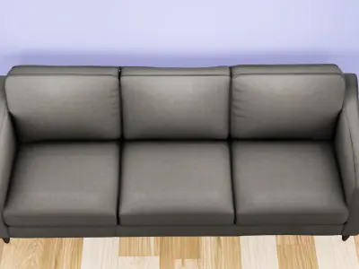 SIMPLE SOFA WITH GRAND LOOK Low-poly 3D model