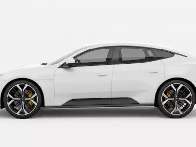 Polestar 5 Luxury Electric Performance Sedan Low-poly 3D model