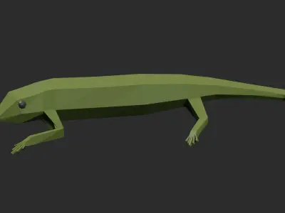 Lowpoly Lizard Low-poly 3D model