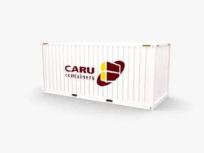 20ft Shipping Container Caru v1 3D model