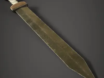 Roman Gladius Low-poly 3D model