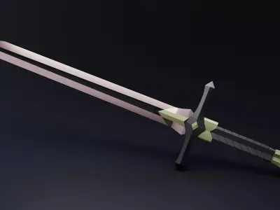 Low poly Swords Vol1 Free low-poly 3D model