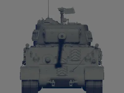 M4A3 76 W 3D model