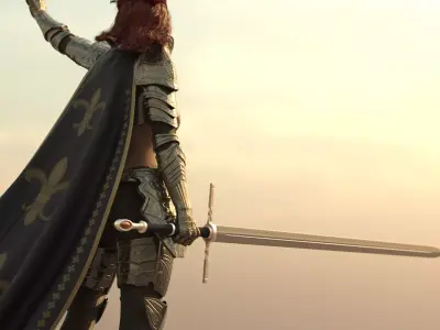 Greatsword Twisted Guard for G8F 3D model