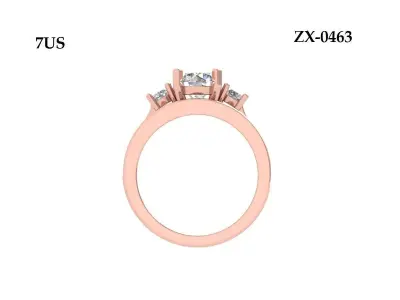 Wedding Ring  3D print model 249