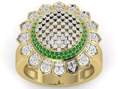 Women ring 3dm Render details 3D print model
