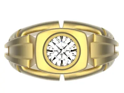 Industrial ring 3D print model