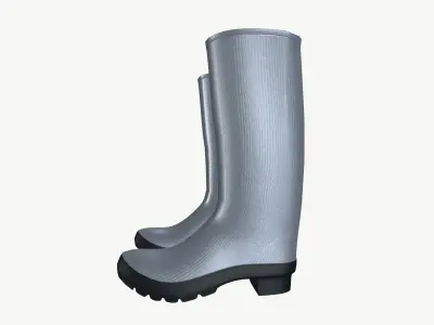 Heat resistant safety shoes 3D model