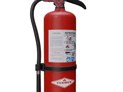 Fire Extinguisher Low-poly 3D model 28