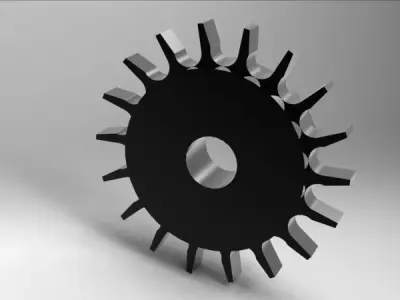 sprocket gear wheel Free 3D model