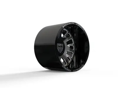 REAR SPECIALITY FORGED D033 WHEEL 3D MODEL 3D model