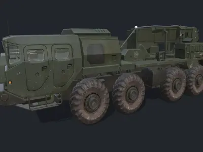 MAZ 7310 Low-poly 3D model