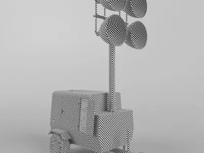 Tower light generator 1 3D model