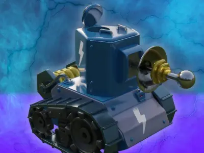 CARTOON TANK 3D model