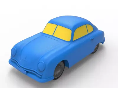 Porsche 356 1948 Classic Car 3D print model